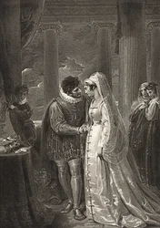 Une pièce dans la maison de Portia, Acte III, Scène II, de 